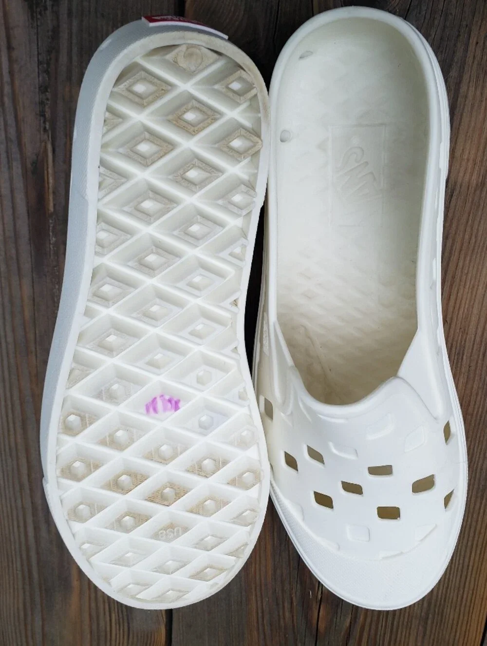 Van's Men's Slip-on Mule Trk Marshmallow - Picture 2 of 8